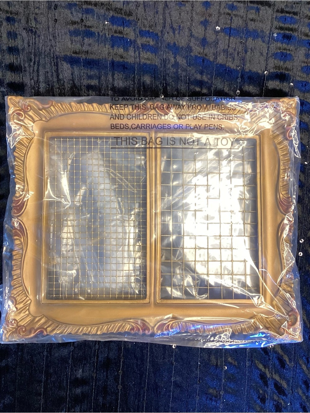 Vintage Avon Gold Decorative Jewelry Organizer Frame